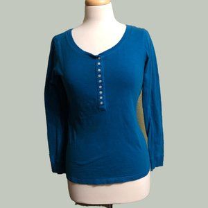 LFL Women Blue Long Sleeve T-Shirt